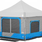E-Z UP Camping Cube 6.4, Converts 10' Straight Leg Canopy into Camping Tent