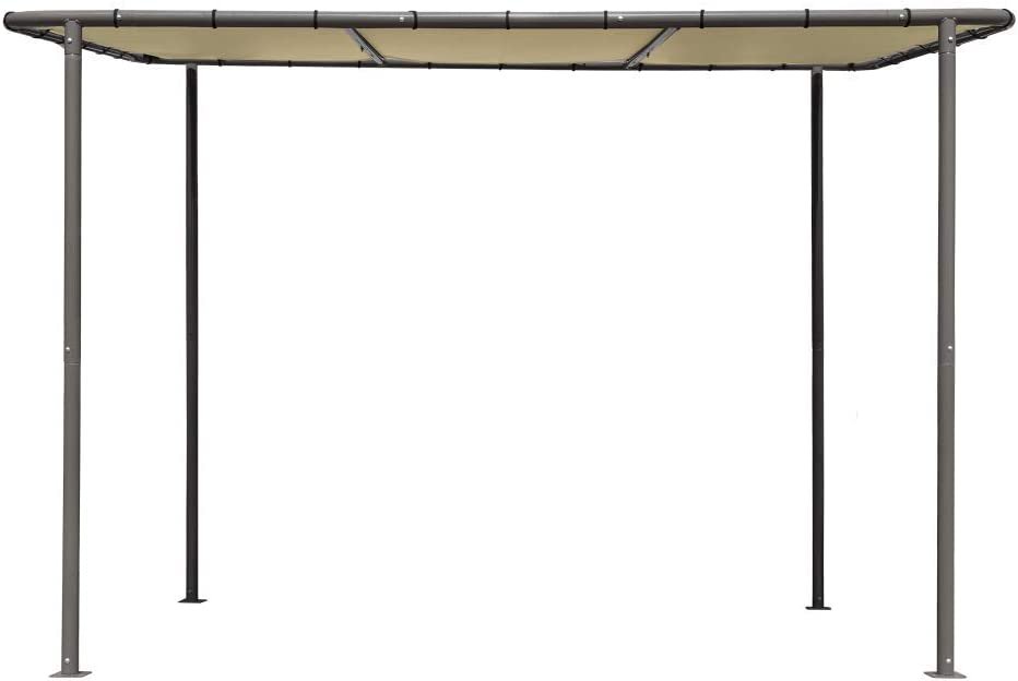 ShelterLogic 10x6 Solano Gazebo Canopy Carbon Steel Frame, Water