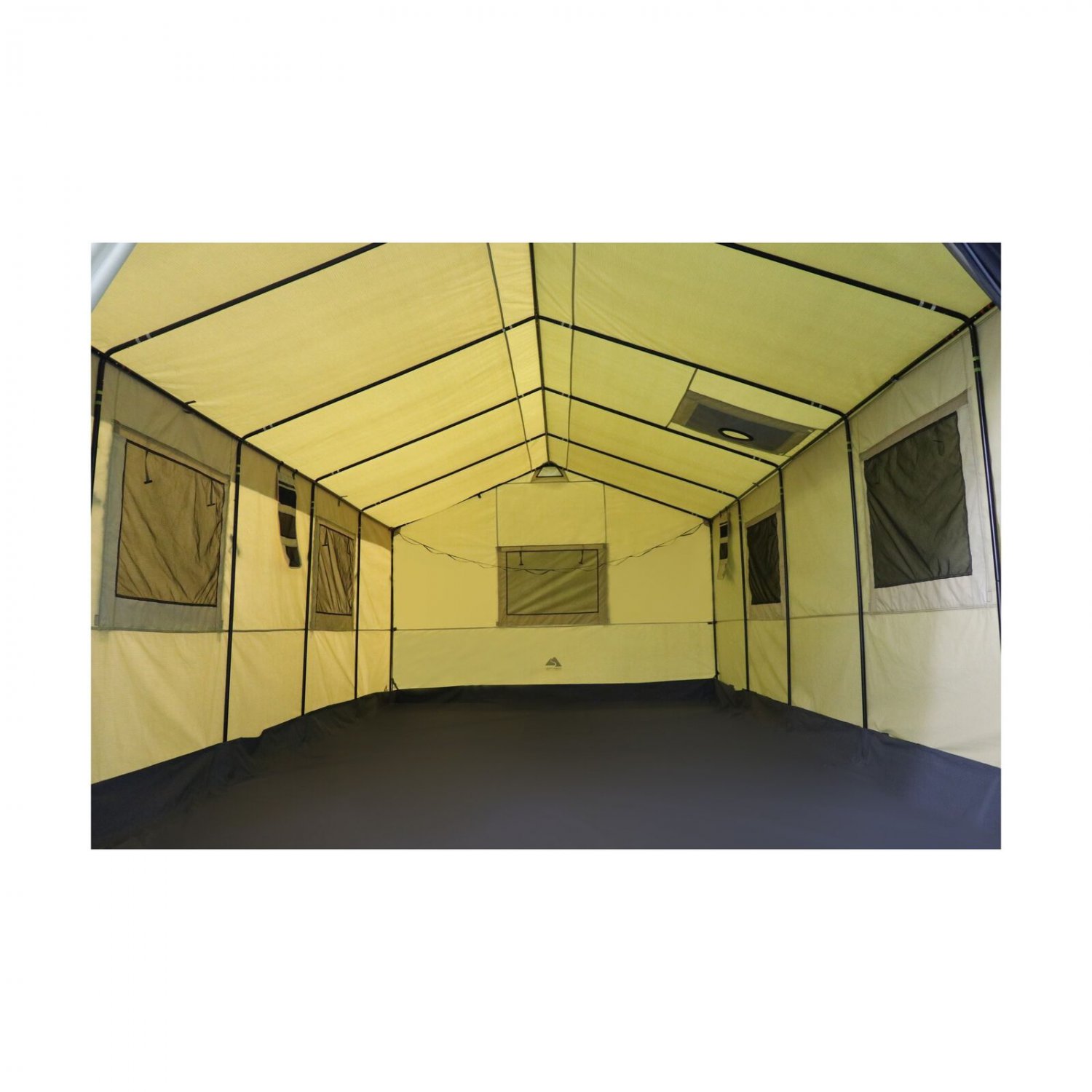 Ozark Trail 10Person 20x10 Outdoor Wall Tent with Stove Jack, 1 Room