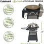 Cuisinart 22-In. Deluxe Outdoor Griddle Cooking Center Folding Prep Table and Paper Towel Holder