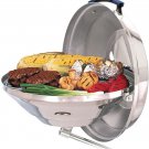 Magma Party Size Marine Kettle Charcoal Grill with Hinged Lid
