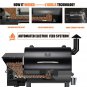 Z GRILLS Wood Pellet Grill ZPG-7002B Electric Outdoor Smoker 700 SQIN Cooking Area