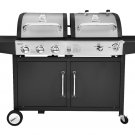 Royal Gourmet ZH3002 3-Burner 25,500-BTU Dual Fuel Cabinet Gas & Charcoal Grill Combo, Outdoor BBQ