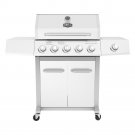 Expert Grill 5 Burner Propane Gas Grill Side Burner, 62,000 BTUs, 651 Sq. Area, Stainless Steel