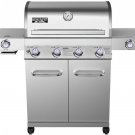 Monument Grills 24367 4 Burner Silver Propane Gas Grill
