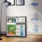 Arctic King 3.2 Cu Feet Two Door Compact Refrigerator with Freezer