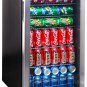 NewAir 126-Can Stainless Steel Freestanding Beverage Center, Holds Up To 126 Cans