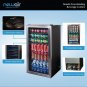 NewAir 126-Can Stainless Steel Freestanding Beverage Center, Holds Up To 126 Cans