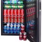 NewAir 126-Can Stainless Steel Freestanding Beverage Center, Holds Up To 126 Cans