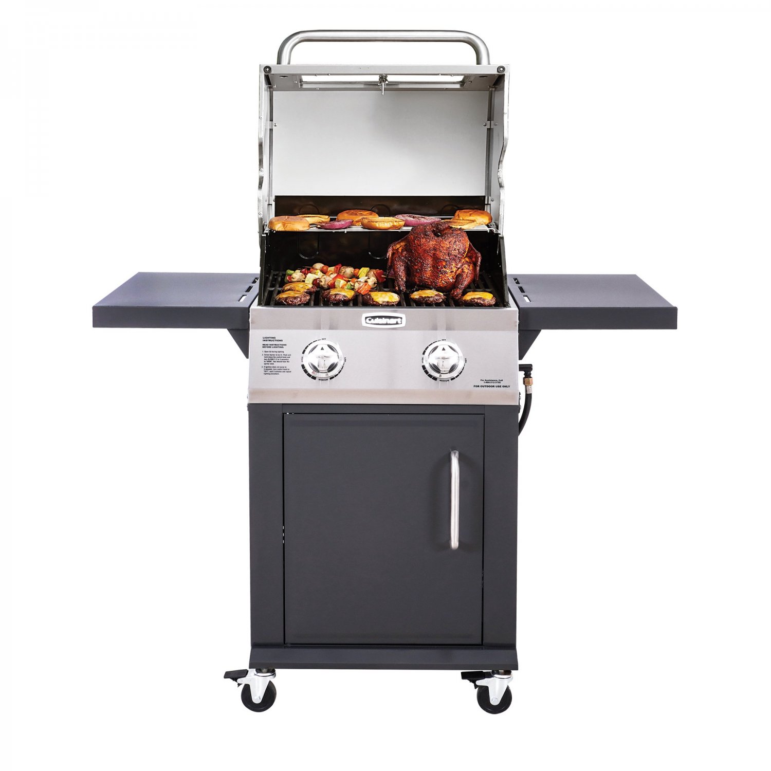 Cuisinart Two Burner Dual Fuel Gas Grill