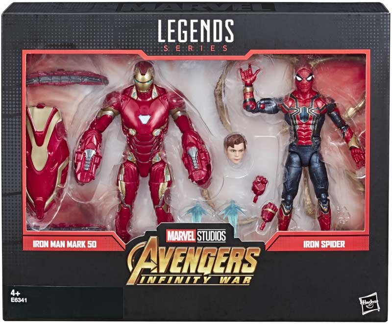 Marvel Avengers: Infinity War 6" Iron Man Mark 50 & Iron Spider Figure 2-Pack
