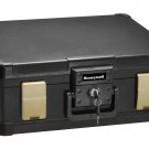Honeywell Safes, 0.39 Cu ft, Waterproof 1-Hour Fire Chest with Key Lock, Carry Handle, 1104