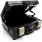 Honeywell Safes, 0.39 Cu ft, Waterproof 1-Hour Fire Chest with Key Lock, Carry Handle, 1104
