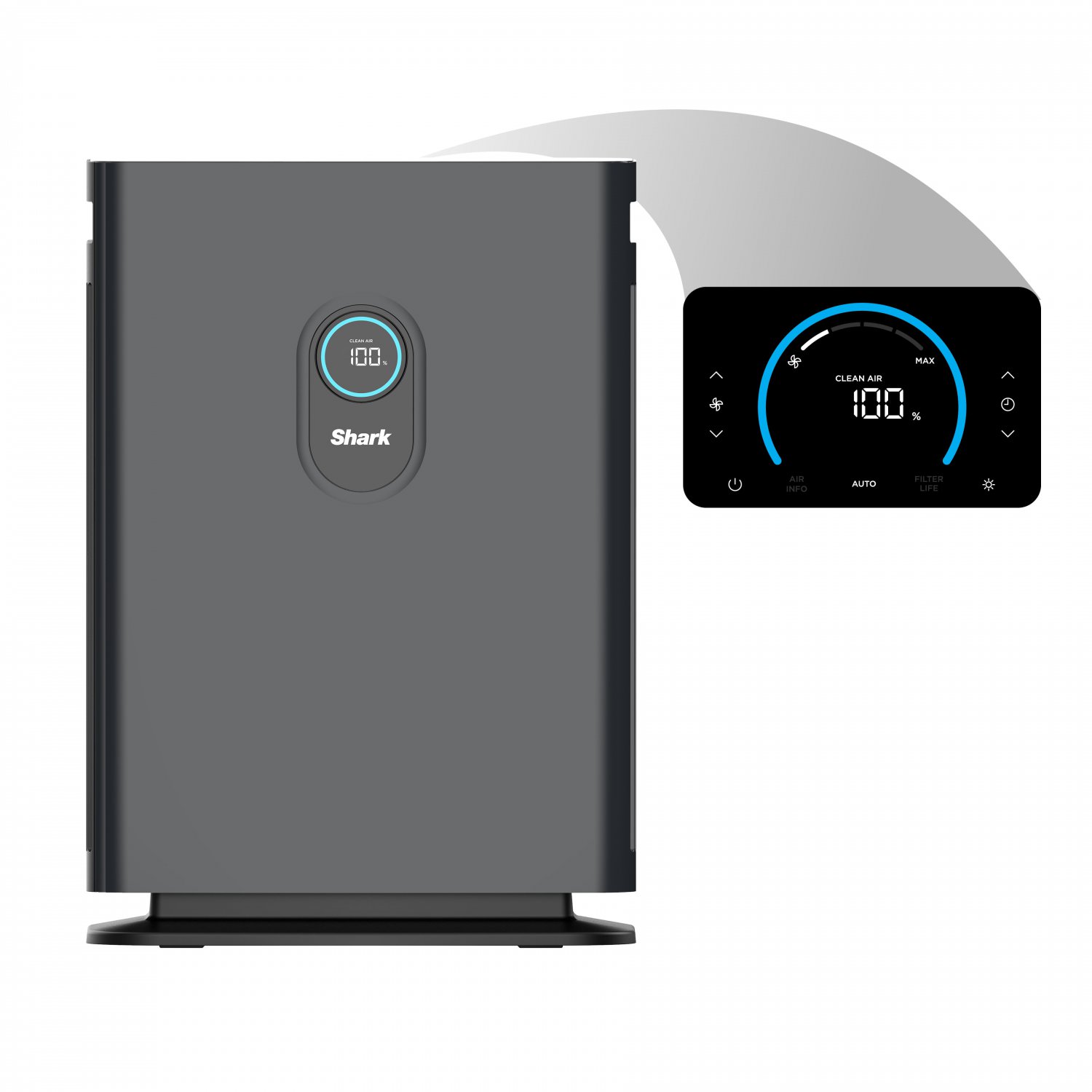 Shark Air Purifier 4 AntiAllergen MultiFilter, quiet, removes