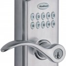Kwikset SmartCode 955 Satin Chrome Metal Electronic Touch Pad Entry Lever