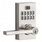 Kwikset SmartCode 917 Satin Nickel Metal Electronic Touch Pad Entry Lever