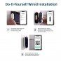 Arlo Essential Wired Video Doorbell - HD Video, 180Â° View, Night Vision, 2 Way Audio