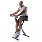 Stamina Cardio Exercise Bike with Heart Rate Sensors and Extra Wide Padded Seat, Folding