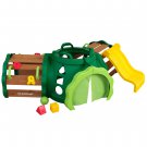 KidKraft Hideout Hollow Toddler Climber with Slide, Shapes and Peek-a-Book Flap