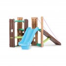 Little Tikes 2-in-1 Castle Playground Climber and Slide with Ladder and Plank
