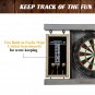 Barrington 40 Inch Prescott Collection Bristle Dartboard Cabinet With LED Light