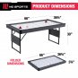 MD Sports 66" Foldable Powered Air Hockey Table Set