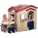 Little Tikes Picnic on the Patio Playhouse with 20 Play Accessories, Working Doorbell