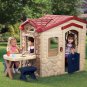 Little Tikes Picnic on the Patio Playhouse with 20 Play Accessories, Working Doorbell