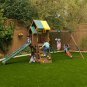 KidKraft Arbor Crest Deluxe Swing Set Wooden