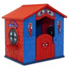 Marvel Spider-Man Plastic Indoor/Outdoor Playhouse with Easy Assembly by Delta Children