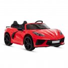 Corvette Stingray 12-Volt Ride-in Car Toy, for All Kids, Red, by Huffy