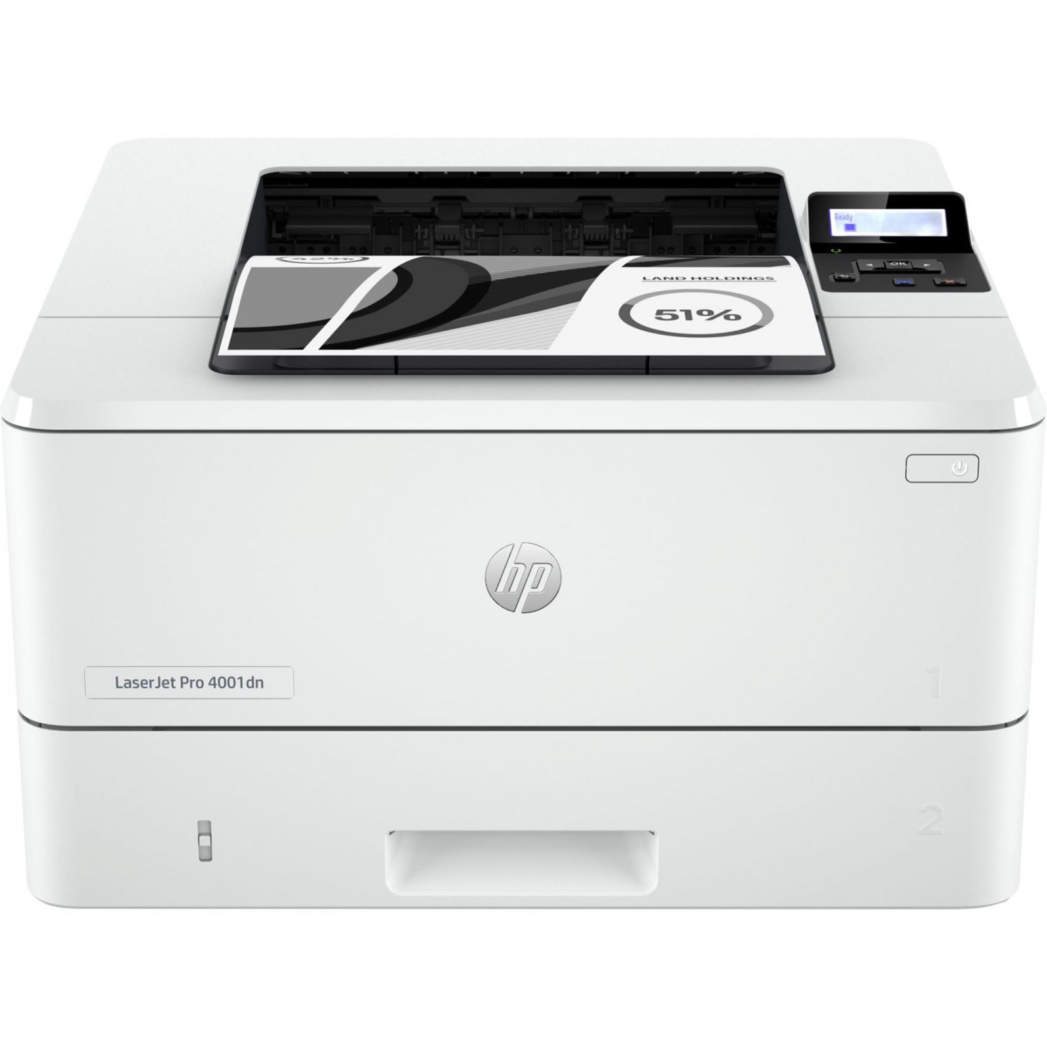 HP LaserJet Pro 4001dn Laser Printer, Black And White Mobile Print Up to 80,000