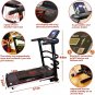 Ksports 16 Inch Wide Foldable Home Treadmill w/Bluetooth & Fitness Tracking App
