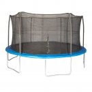 JumpKing JK15VC2 15 Foot Outdoor Trampoline & Safety Net Enclosure Kit
