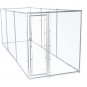 Lucky Dog Adjustable 10' x 10' x 6' Heavy Duty Chain Link Dog Kennel Enclosure