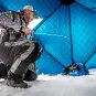 CLAM C-890 Portable 11.5 Ft 6 Person Pop Up Ice Fishing Thermal Hub Shelter Tent