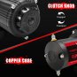 Fieryred 12 Volt 4,500 Pound Electric Synthetic Rope Winch Kit for UTV and ATV