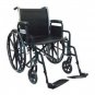 Drive Medical SSP220DDA-SF Silver Sport 2 Wheelchair with 20 Inch Wide Seat