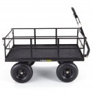 Gorilla Cart GOR1200-COM 9 Cubic Feet Heavy Duty Steel Utility Wagon Cart
