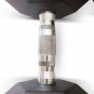 Iron Coated Hexagonal Cast Exercise Dumbbell Free Weight Pair, 45 Pounds