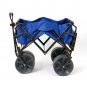 Mac Sports Collapsible All Terrain Beach Utility Wagon Cart with Table