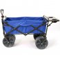 Mac Sports Collapsible All Terrain Beach Utility Wagon Cart with Table