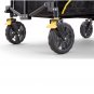 Gorilla Carts 7 Cubic Feet Foldable Utility Beach Wagon with Oversized Bed