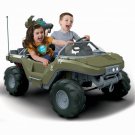 24 Volt Microsoft Halo Warthog Ride On with Laser Tag Blaster and Vest Included