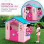 JoJo Siwa Plastic Indoor/Outdoor Playhouse with Easy Assembly by Delta Children