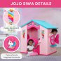 JoJo Siwa Plastic Indoor/Outdoor Playhouse with Easy Assembly by Delta Children