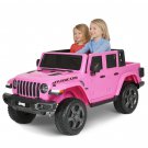 12 Volt Jeep Gladiator Battery Powered Ride On Vehicle, in Pink by Hyper Toys