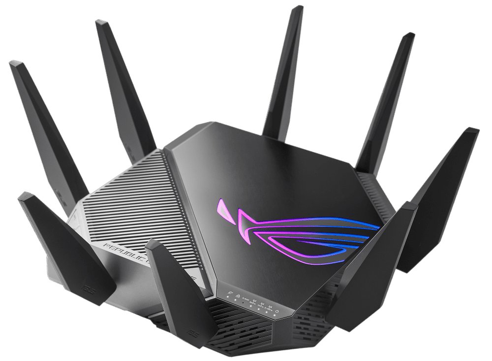 ASUS WiFi 6E Gaming Router (ROG Rapture GT-AXE11000) Tri-Band Gigabit Wireless Router, 2.5G Port