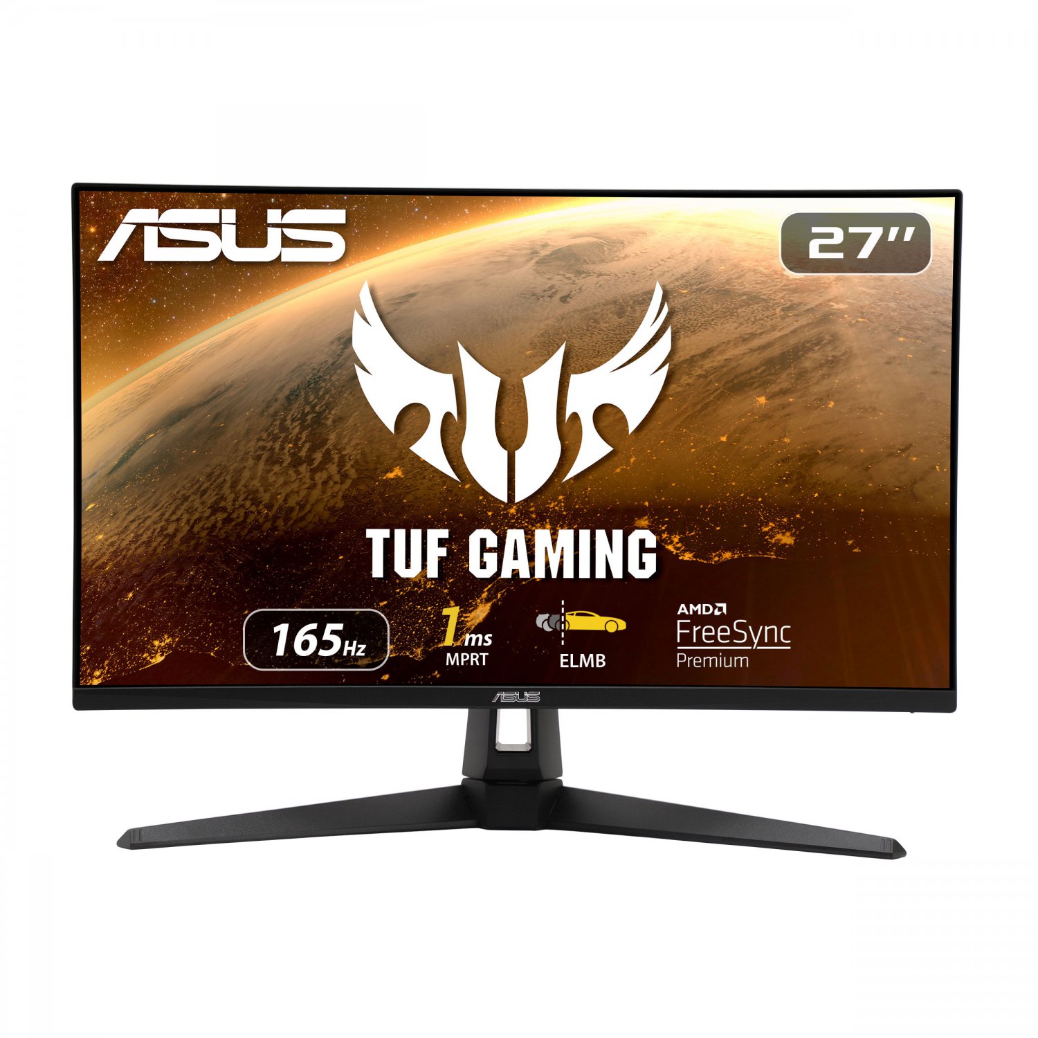ASUS TUF Gaming 27" LED Gaming Monitor, 1080P Full HD, 165Hz (Supports 144Hz), IPS, 1ms