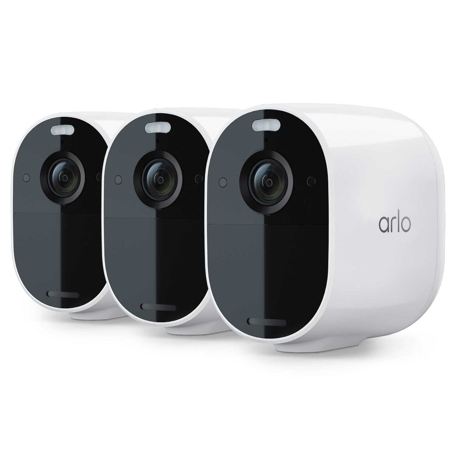 Arlo Essential Spotlight Camera - 3 Pack - Wireless Security, 1080p Video, Color Night Vision